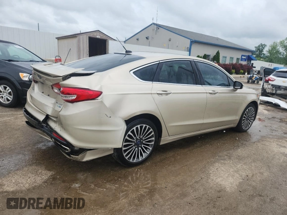 2018 Ford Fusion Titanium with VIN 3FA6P0D99JR205600, listed as a Copart auction lot 60753595 with 67,374 mi miles and Salvage title. Bid and sale history available at DreamBid. Image 3.