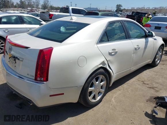 2009 Cadillac CTS RWD w/1SB with VIN 1G6DV57V690112934, listed as a IAAI auction lot 41937521 with 30,068 mi miles. Bid and sale history available at carsss.com. Image 4.