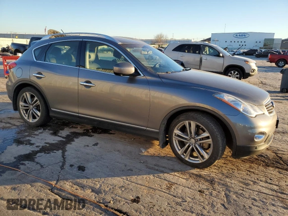 2012 Infiniti EX Journey with VIN JN1AJ0HR0CM450204, listed as a Copart auction lot 84688184 with 98,222 mi miles and Salvage Title. Bid and sale history available at DreamBid. Image 4.
