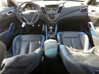 2014 Hyundai Veloster Turbo with VIN KMHTC6AE8EU183757, listed as a Copart auction lot 47384425 with 82,561 mi miles and Salvage Title. Bid and sale history available at carsss.com. Image 8.