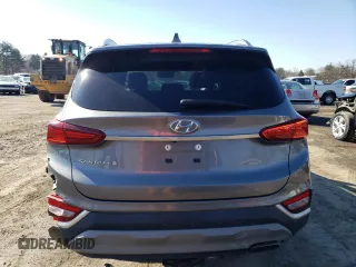 2019 Hyundai Santa Fe Limited with VIN 5NMS53ADXKH007943, listed as a Copart auction lot 43083635 with 81,916 mi miles and Salvage Title. Bid and sale history available at carsss.com. Image 6.