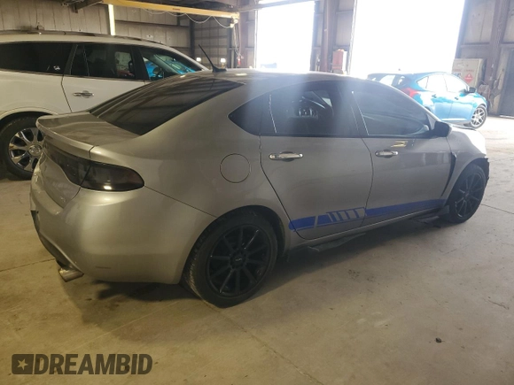 2016 Dodge Dart SXT Sport with VIN 1C3CDFFA5GD819551, listed as a Copart auction lot 43576335 with 85,226 mi miles and Salvage Title. Bid and sale history available at carsss.com. Image 3.
