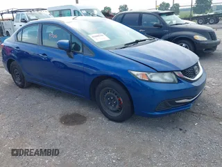 2015 Honda Civic LX with VIN 19XFB2F57FE270846, listed as a IAAI auction lot 42608766 with 156,494 mi miles and . Bid and sale history available at DreamBid. Image 1.