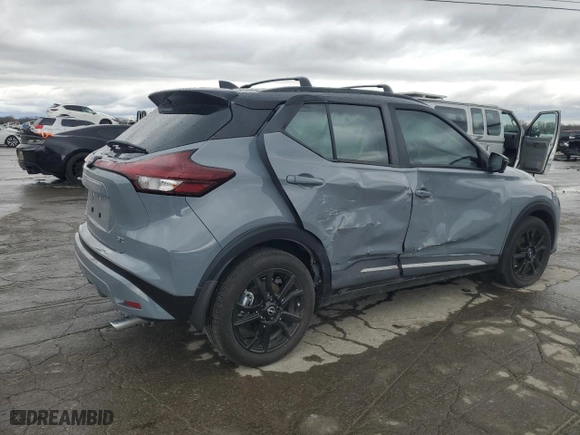 2024 Nissan Kicks SR with VIN 3N1CP5DV2RL512518, listed as a Copart auction lot 47966065 with 11,944 mi miles and Salvage Title. Bid and sale history available at carsss.com. Image 3.