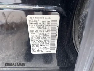 2014 Infiniti QX70 with VIN JN8CS1MW1EM411715, listed as a IAAI auction lot 42769793 with 180,472 mi miles and . Bid and sale history available at DreamBid. Image 9.