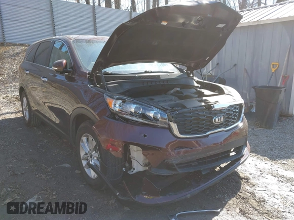 2019 Kia Sorento L with VIN 5XYPG4A32KG447551, listed as a IAAI auction lot 41751426 with 46,045 mi miles. Bid and sale history available at carsss.com. Image 6.