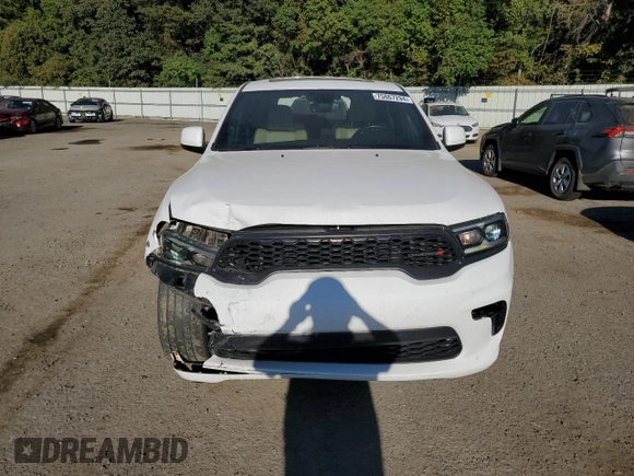 2022 Dodge Durango GT Plus with VIN 1C4RDJDG4NC205948, listed as a Copart auction lot 75867294 with 68,612 mi miles and Salvage title. Bid and sale history available at DreamBid. Image 5.