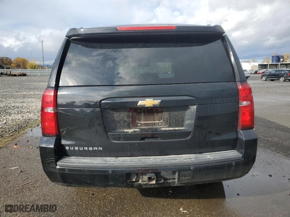 2015 Chevrolet Suburban LT with VIN 1GNSKJKC4FR202349, listed as a Copart auction lot 79274044 with 222,792 mi miles and Salvage Title. Bid and sale history available at carsss.com. Image 6.