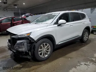 2020 Hyundai Santa Fe SE with VIN 5NMS2CAD1LH229541, listed as a Copart auction lot 85971114 with 83,879 mi miles and Salvage Title. Bid and sale history available at carsss.com. Image 1.