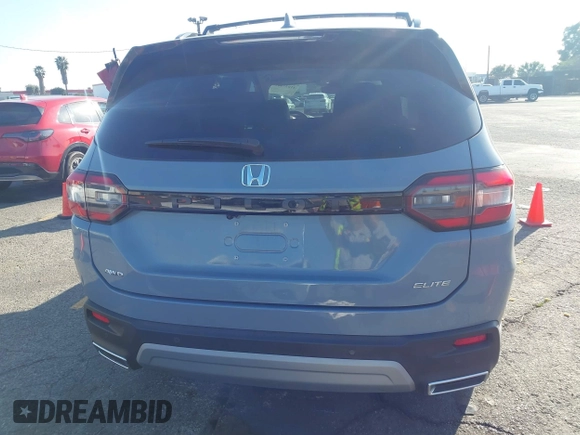 2023 Honda Pilot Elite with VIN 5FNYG1H83PB041264, listed as a IAAI auction lot 41637841 with 12,822 mi miles. Bid and sale history available at carsss.com. Image 16.