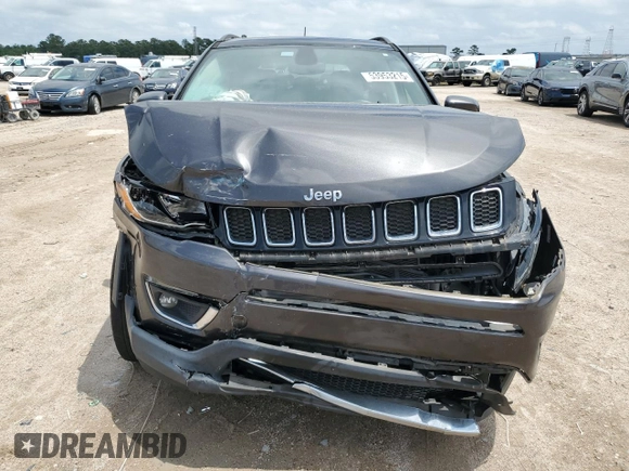 2018 Jeep Compass Limited with VIN 3C4NJCCB2JT204109, listed as a Copart auction lot 53953215 with 94,566 mi miles and Salvage Title. Bid and sale history available at carsss.com. Image 5.