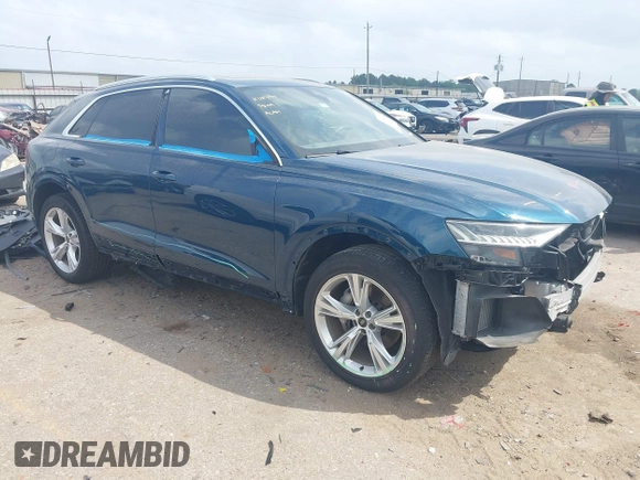 2021 Audi Q8 Prestige z VIN WA1CVBF11MD022043, wystawiony jako IAAI lot #41948487 z przebiegiem 35 738 mil mil oraz . Historia ofert i sprzedaży dostępna na DreamBid. Obrazek 1.