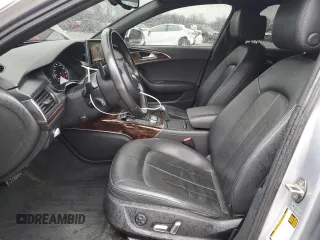 2016 Audi A6 Premium Plus with VIN WAUGFAFC8GN016509, listed as a Copart auction lot 52163905 with 136,724 mi miles and Salvage title. Bid and sale history available at DreamBid. Image 7.