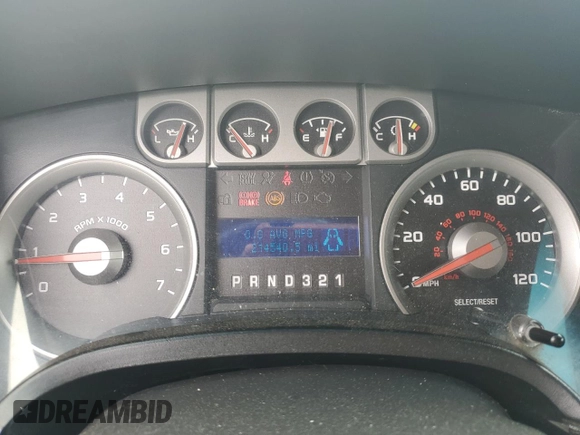 2010 Ford F-150 XL with VIN 1FTFW1EV3AFD05879, listed as a Copart auction lot 62861385 with 214,540 mi miles and Clean title. Bid and sale history available at DreamBid. Image 9.
