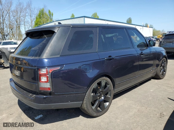 2016 Land Rover Range Rover Supercharged with VIN SALGS3EF0GA298781, listed as a Copart auction lot 53404125 with 103,642 mi miles and Clean Title. Bid and sale history available at carsss.com. Image 3.