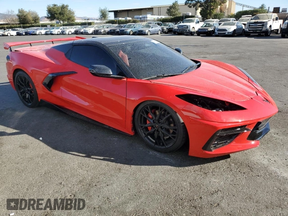 2024 Chevrolet Corvette 1LT z VIN 1G1YA3D44R5103526, wystawiony jako Copart lot #78544874 z przebiegiem 6 153 mil mil oraz Szkoda całkowita • Salvage title. Historia ofert i sprzedaży dostępna na DreamBid. Obrazek 4.