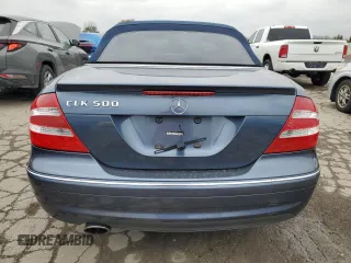 2005 Mercedes-Benz CLK 500 with VIN WDBTK75G15T043241, listed as a Copart auction lot 80848954 with 111,442 mi miles and Salvage Title. Bid and sale history available at DreamBid. Image 6.