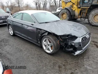 2022 Audi A5 Sportback S line Premium Plus with VIN WAUFACF5XNA023831, listed as a Copart auction lot 40151634 with 12,402 mi miles. Bid and sale history available at carsss.com. Image 4.