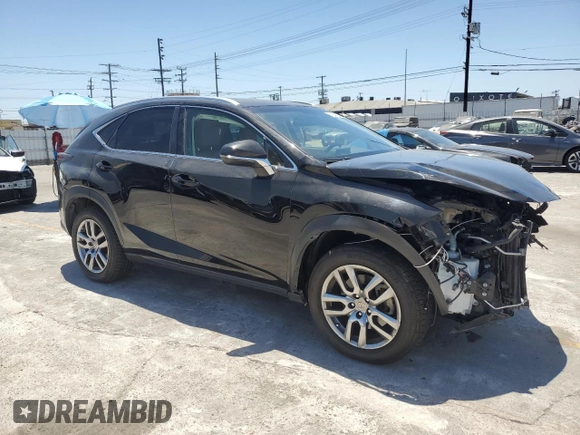 2016 Lexus NX 200t with VIN JTJYARBZ7G2042418, listed as a Copart auction lot 61241925 with 51,543 mi miles and Salvage title. Bid and sale history available at DreamBid. Image 4.