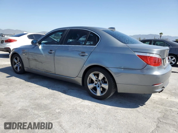 2008 BMW 5 Series 535i with VIN WBANW13598CZ78747, listed as a Copart auction lot 49509935 with 187,143 mi miles and Salvage Title. Bid and sale history available at carsss.com. Image 2.