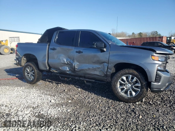 2019 Chevrolet Silverado 1500 Custom with VIN 3GCUYBEF5KG296313, listed as a Copart auction lot 50103755 with 99,159 mi miles and Salvage Title. Bid and sale history available at DreamBid. Image 4.