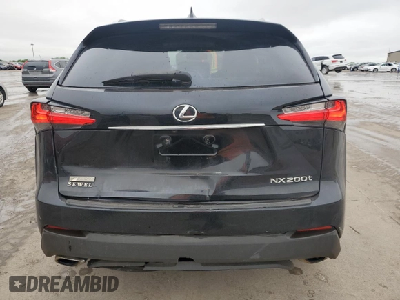 2017 Lexus NX with VIN JTJYARBZXH2055844, listed as a Copart auction lot 51941885 with 166,236 mi miles and Clean Title. Bid and sale history available at carsss.com. Image 6.