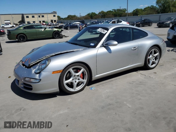 2006 Porsche 911 Carrera S with VIN WP0AB29906S741533, listed as a Copart auction lot 71785294 with 109,463 mi miles and Salvage Title. Bid and sale history available at carsss.com. Image 1.