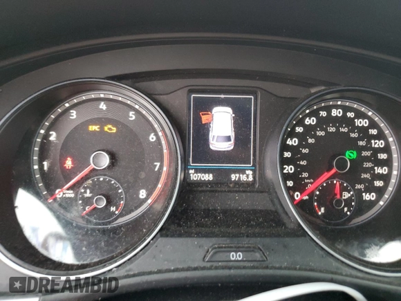 2021 Volkswagen Atlas S с VIN 1V2AP2CA7MC590975, выставлен на аукционе Copart как лот 77007664 с пробегом 107 088 миль миль и Чистый • Clean title. История ставок и продаж доступна на DreamBid. Изображение 9.