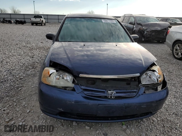 2003 Honda Civic LX with VIN 1HGES16553L023044, listed as a Copart auction lot 50817205 with 231,232 mi miles and Salvage Title. Bid and sale history available at DreamBid. Image 5.