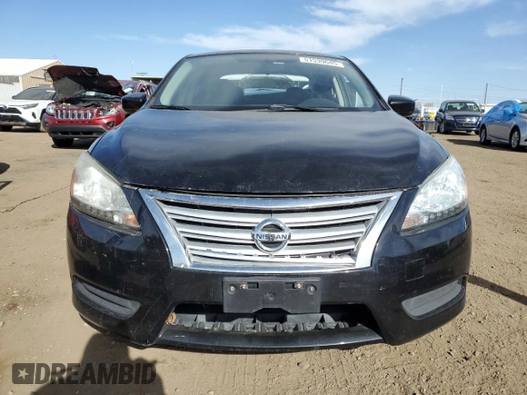 2015 Nissan Sentra SV with VIN 3N1AB7AP3FY231673, listed as a Copart auction lot 51539645 with 155,434 mi miles and Salvage Title. Bid and sale history available at carsss.com. Image 5.