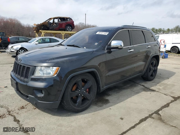 2012 Jeep Grand Cherokee Overland with VIN 1C4RJFCT0CC289767, listed as a Copart auction lot 50101145 with 0 mi miles and Clean Title. Bid and sale history available at carsss.com. Image 1.