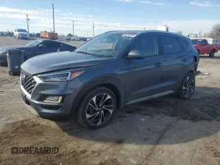 2019 Hyundai Tucson Limited z VIN KM8J3CAL1KU848580, wystawiony jako Copart lot #46283925 z przebiegiem 78 154 mil mil oraz Szkoda całkowita • Salvage title. Historia ofert i sprzedaży dostępna na DreamBid. Obrazek 1.