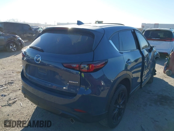 2022 Mazda CX-5 2.5 S Preferred Package with VIN JM3KFBCM7N1529973, listed as a IAAI auction lot 41394986 with 1 mi miles. Bid and sale history available at carsss.com. Image 4.