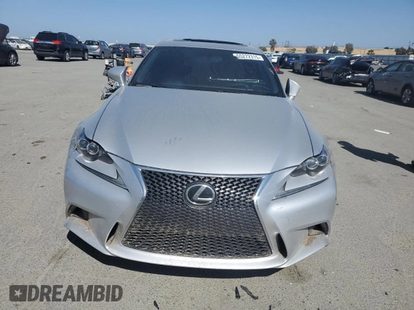 2016 Lexus IS 350 with VIN JTHBE1D25G5023751, listed as a Copart auction lot 55272315 with 118,419 mi miles and Salvage Title. Bid and sale history available at DreamBid. Image 5.
