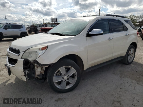2014 Chevrolet Equinox LT with VIN 1GNALCEK7EZ109055, listed as a Copart auction lot 51068725 with 128,794 mi miles and Salvage Title. Bid and sale history available at carsss.com. Image 1.
