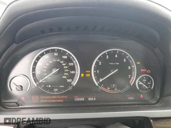 2012 BMW 7 Series 750i xDrive with VIN WBAKC6C55CDX99603, listed as a Copart auction lot 50835645 with 135,509 mi miles and Salvage Title. Bid and sale history available at DreamBid. Image 9.