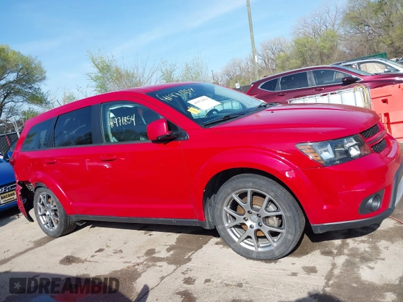 2017 Dodge Journey GT with VIN 3C4PDCEG6HT626337, listed as a IAAI auction lot 41971854 with 72,689 mi miles. Bid and sale history available at carsss.com. Image 13.