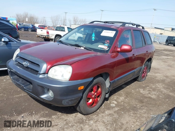 2005 Hyundai Santa Fe GLS with VIN KM8SC73D45U009304, listed as a IAAI auction lot 41801704 with 140,419 mi miles. Bid and sale history available at carsss.com. Image 2.
