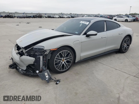 2022 Porsche Taycan z VIN WP0AA2Y19NSA14634, wystawiony jako Copart lot #79716154 z przebiegiem 40 718 mil mil oraz Szkoda całkowita • Salvage title. Historia ofert i sprzedaży dostępna na DreamBid. Obrazek 1.