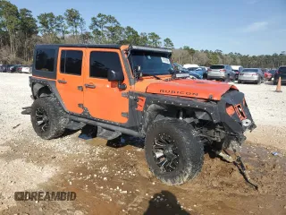 2015 Jeep Wrangler Unlimited Rubicon Hard Rock z VIN 1C4HJWFG7FL690098, wystawiony jako Copart lot #47431555 z przebiegiem 95 138 mil mil oraz Szkoda całkowita • Salvage title. Historia ofert i sprzedaży dostępna na DreamBid. Obrazek 4.