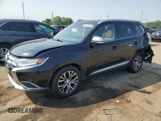 2017 Mitsubishi Outlander SE z VIN JA4AZ3A38HZ017229, wystawiony jako Copart lot #60657865 z przebiegiem 181 106 mil mil oraz Szkoda całkowita • Salvage title. Historia ofert i sprzedaży dostępna na DreamBid. Obrazek 1.