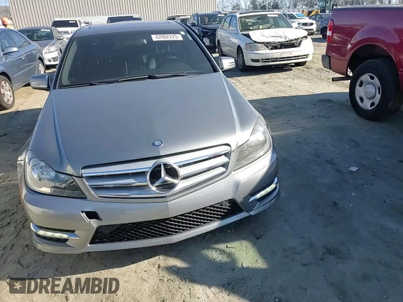 2013 Mercedes-Benz C 250 Sport with VIN WDDGF4HBXDR252243, listed as a Copart auction lot 43902225 with 116,027 mi miles and Salvage Title. Bid and sale history available at DreamBid. Image 11.