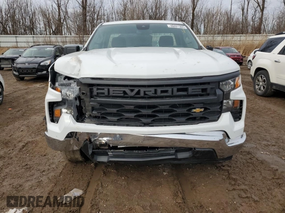 2023 Chevrolet Silverado 1500 Work Truck with VIN 3GCNAAEDXPG293304, listed as a Copart auction lot 46691305 with 35,049 mi miles and Salvage Title. Bid and sale history available at carsss.com. Image 5.