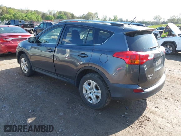 2015 Toyota RAV4 LE with VIN JTMBFREV6FJ041770, listed as a IAAI auction lot 41966580 with 92,808 mi miles. Bid and sale history available at carsss.com. Image 3.