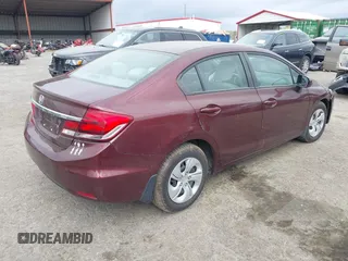 2014 Honda Civic LX z VIN 19XFB2F50EE241042, wystawiony jako IAAI lot #41909712 z przebiegiem 42 058 mil mil oraz . Historia ofert i sprzedaży dostępna na DreamBid. Obrazek 4.