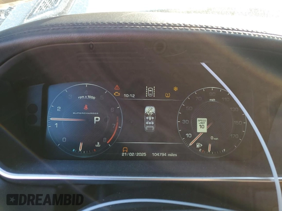 2016 Land Rover Range Rover Sport V8 Dynamic with VIN SALWR2EF4GA583100, listed as a Copart auction lot 43137465 with 104,794 mi miles and Salvage Title. Bid and sale history available at carsss.com. Image 9.