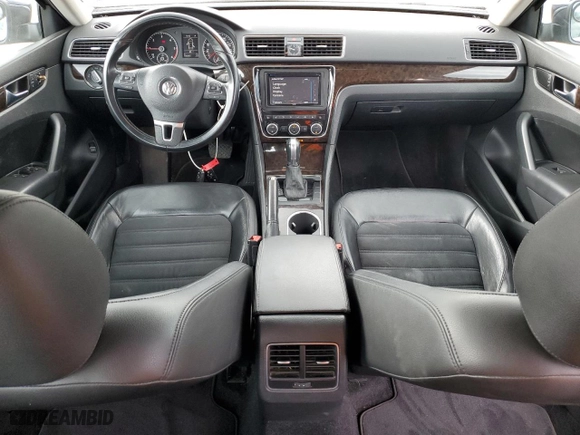 2015 Volkswagen Passat 2.0L TDI SEL Premium with VIN 1VWCV7A30FC033410, listed as a Copart auction lot 63757154 with 158,303 mi miles and Salvage Title. Bid and sale history available at carsss.com. Image 8.