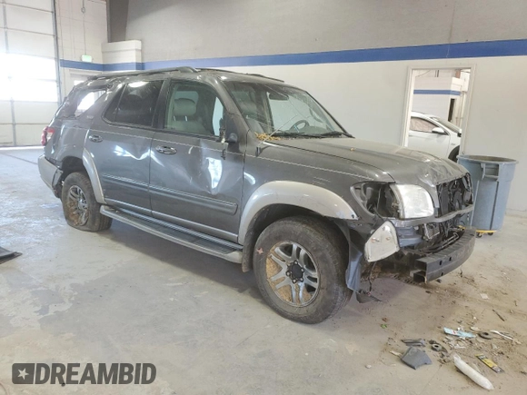 2003 Toyota Sequoia SR5 with VIN 5TDBT44A23S197734, listed as a Copart auction lot 53783015 with 103,165 mi miles and Salvage Title. Bid and sale history available at DreamBid. Image 4.