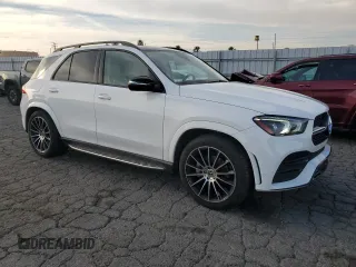 2021 Mercedes-Benz GLE 350 with VIN 4JGFB4KB8MA436066, listed as a Copart auction lot 45682765 with 20,515 mi miles and Salvage title. Bid and sale history available at DreamBid. Image 4.