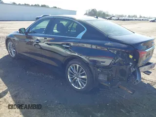 2019 Infiniti Q50 3.0t LUXE with VIN JN1EV7AP8KM541551, listed as a IAAI auction lot 41534608 with 66,273 mi miles. Bid and sale history available at carsss.com. Image 3.